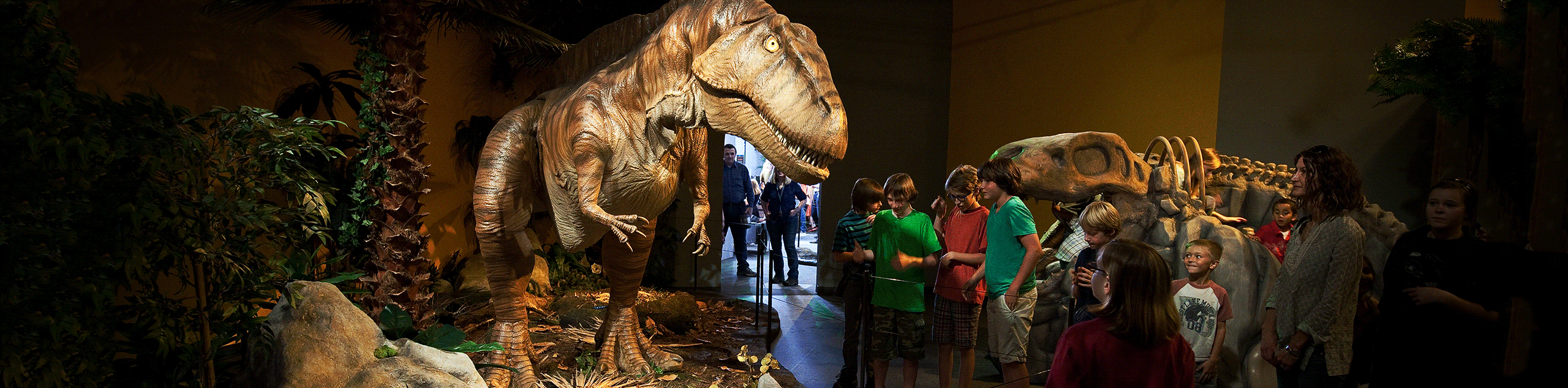 red dirt dinos exhibit at science museum oklahoma