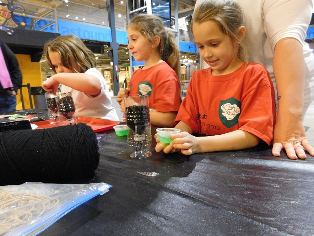 girl scouts at science museum oklahoma