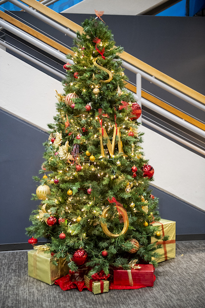 Christmas tree at Science Museum Oklahoma