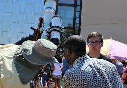 Telescope lessons at Science Museum Oklahoma