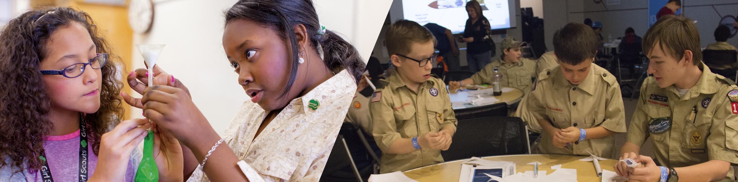 scouts at Science Museum Oklahoma