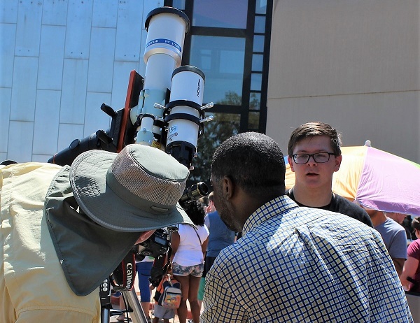 Telescope lessons at Science Museum Oklahoma