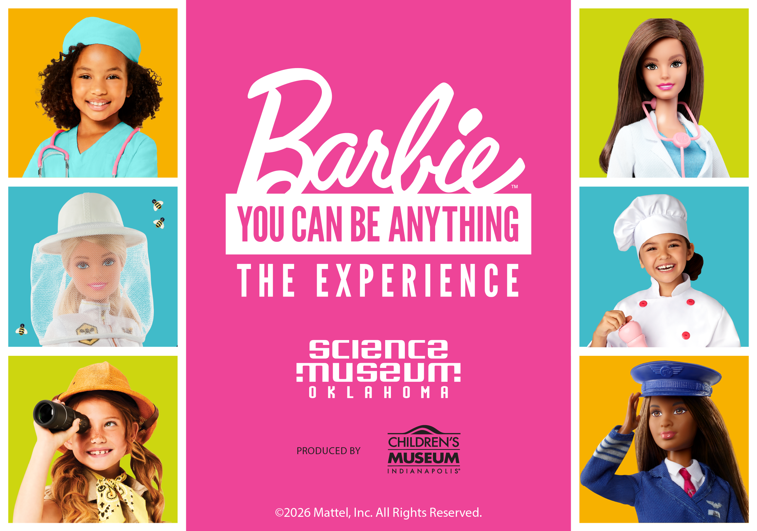 Science Museum Oklahoma Welcomes Barbie™ You Can Be Anything™: The Experience