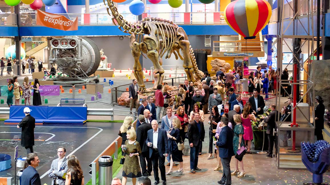 Elemental ball Benefits science museum oklahomas many programs