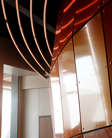 Part of the building near Love's Planetarium at Science Museum Oklahoma