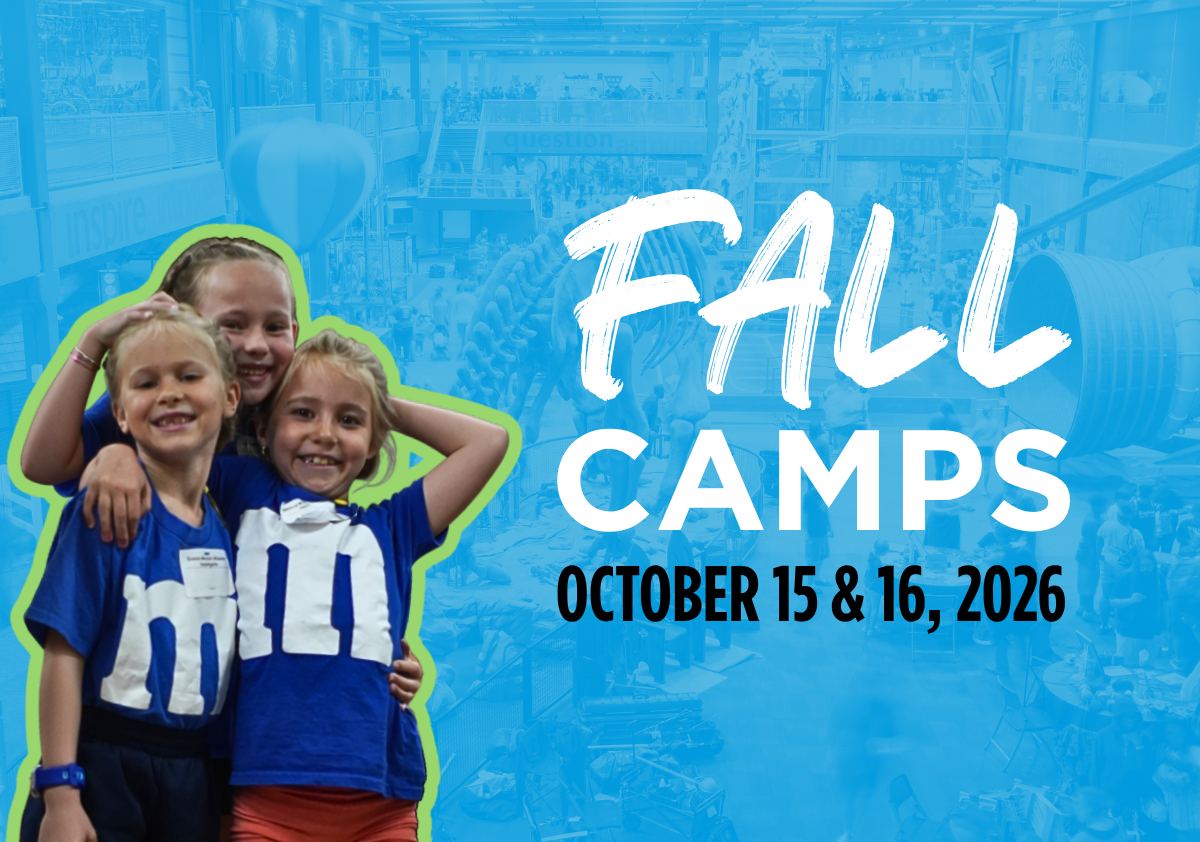 group of kids smiling and embracing fall camps October 15 and 16 2026
