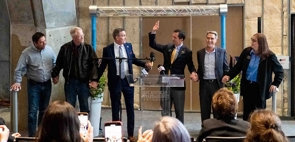 May 2019 groundbreaking of the science museum